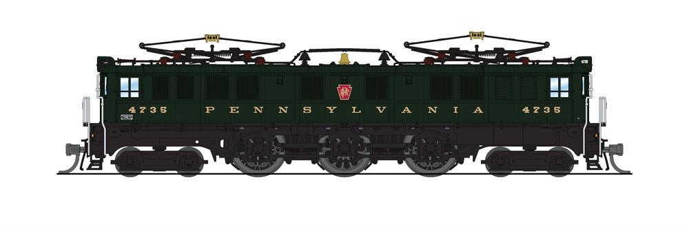 Broadway Limited 3960 N PRR P5a Boxcab Freight Type with Sound/DC/DCC #4735