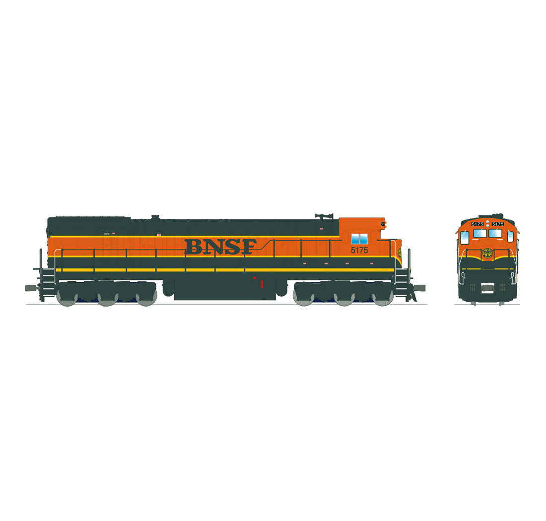 Broadway Limited 4407 HO Burlington Northern Santa Fe GE C30-7 Paragon3 #5177