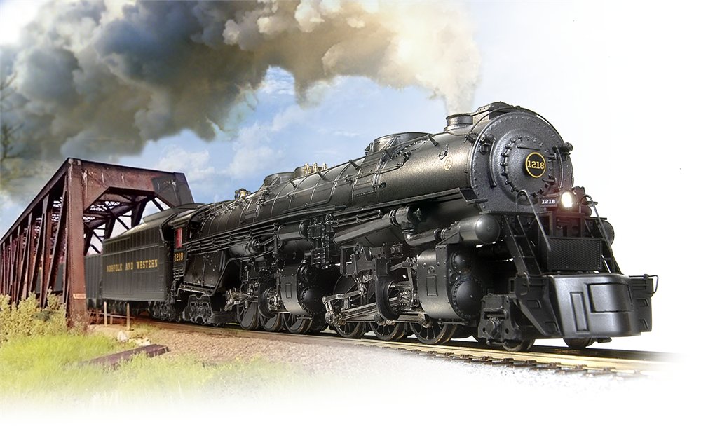 Broadway Limited 4477 HO Norfolk & Western Class A 2-6-6-4 Paragon3 #1227