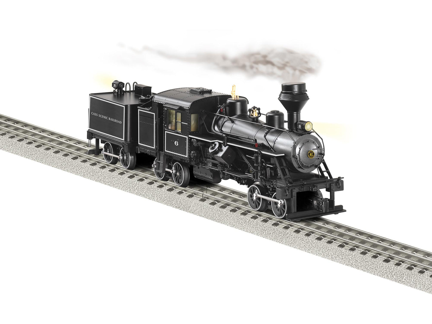 Lionel 6-82813 Cass Scenic Heislers Steam Locomotive #6
