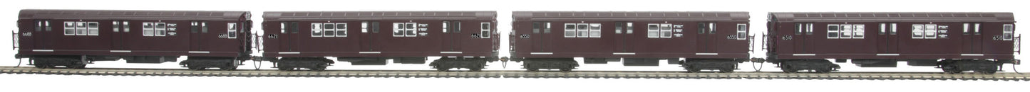MTH 80-2348-1 HO MTA R-17 Subway Car Set w/PS3 (Set of 4)