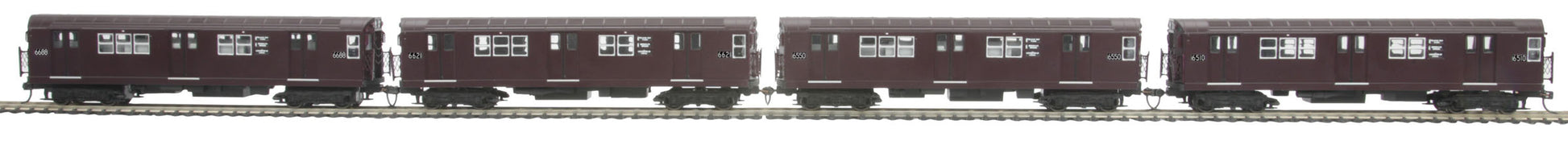 MTH 80-2348-1 HO MTA R-17 Subway Car Set w/PS3 (Set of 4)