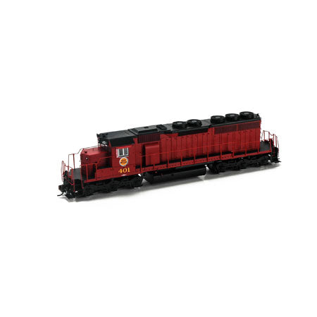 Athearn 98852 HO CGW SD40 Diesel Engine with DCC & Sound RTR #401