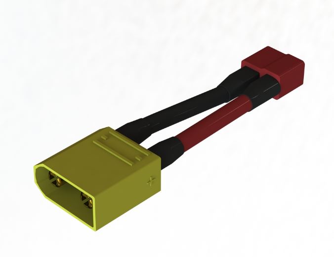 ARRMA AR390195 Male XT90 to Female T-Plug Charging Adaptor