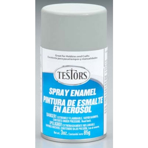 Testors 1226T Dark Aircraft Gray Flat Enamel 3 oz. Spray Paint Can