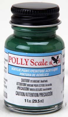 Floquil F414410 Signal Green Polly Scale Acrylic Railroad Paint - 1 oz. Bottle