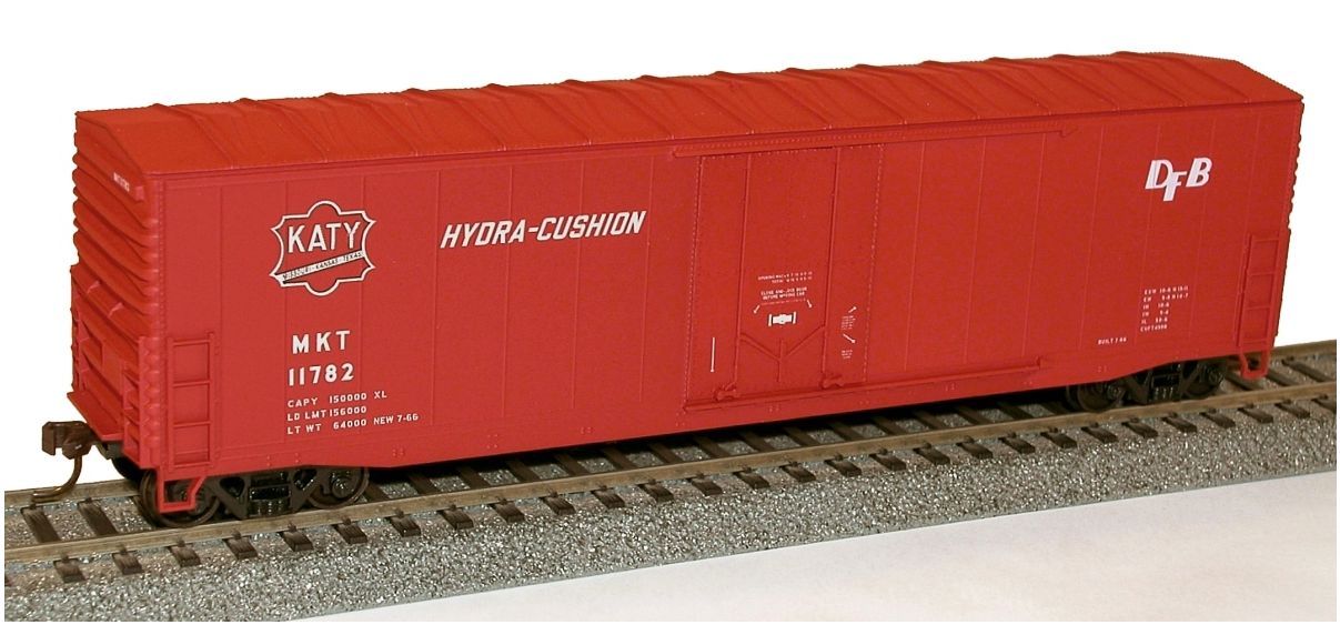 Accurail 5823 HO Missouri Kansas Texas 50' Welded-Side Plug Door Boxcars #11782