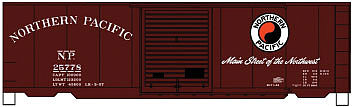 Accurail 80731 HO Northern Pacific 40' PS-1 Boxcar