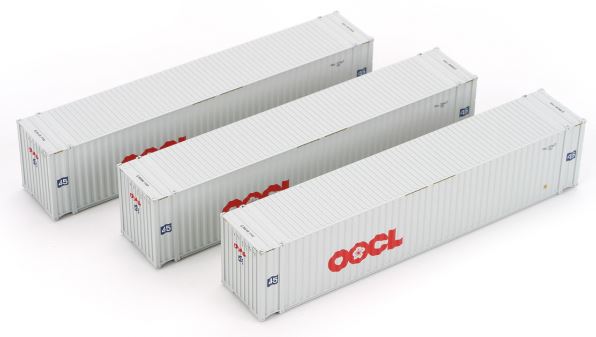 Athearn 28870 HO OOCL 45' Containers RTR (Set of 3)