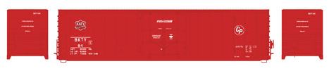 Athearn G63891 HO BKTY 50' PC&F Rivet Side Box w/10'6