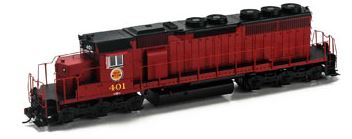 Athearn 98852 HO CGW SD40 Diesel Engine with DCC & Sound RTR #401