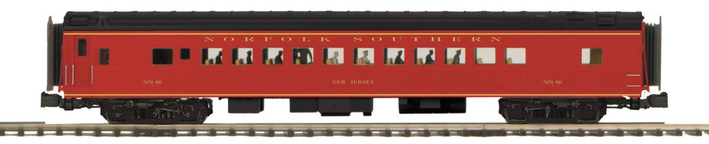 MTH 20-61014 O Norfolk Southern 70' Streamlined Pass Coach Car (Smooth Sided)