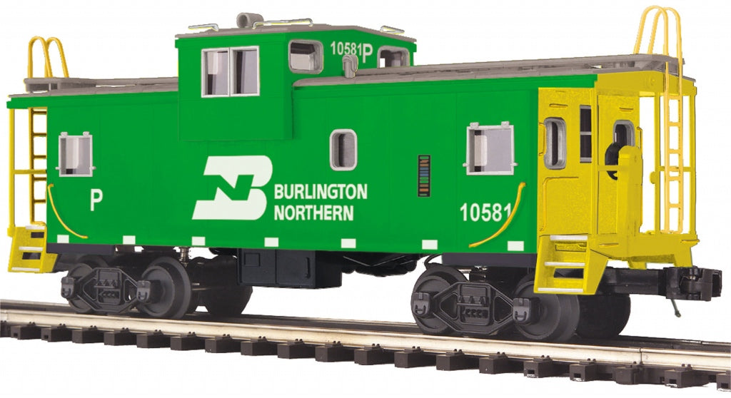MTH 20-91574 O Burlington Northern Extended Vision Caboose