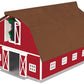 MTH 30-90502 O Red Barn with Brown Roof