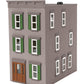 MTH 30-90507 O 3-Story Town House #2 (Grey & Green)