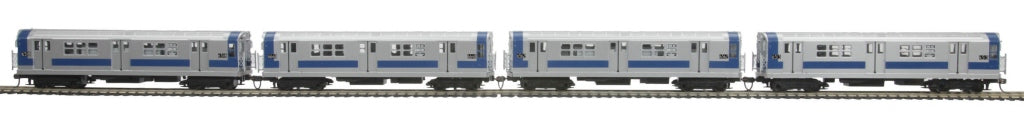 MTH 80-2346-0 HO MTA R-17 Subway Passenger Car Set - DCC Ready (Set of 4)