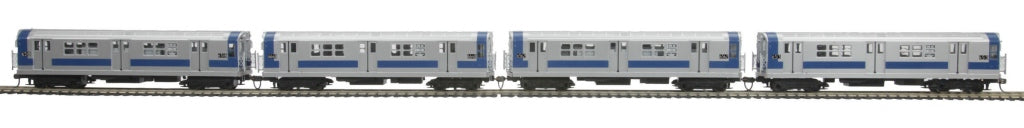 MTH 80-2347-0 HO MTA R-17 Subway Passenger Set - DCC Ready (Set of 4)
