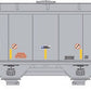 American Limited Models 1028 HO CRDX 3281cf 2-Bay Covered Hopper #21066