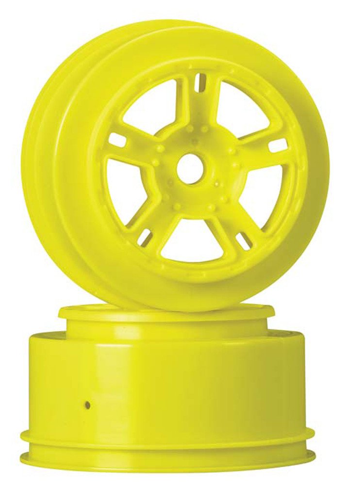 Duratrax DTXC3827 Short Course Wheel Yellow SC10 Front (2)