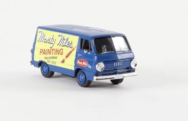 Brekina Automodelle 34365 1:87  Monty Niles Painting Dodge A 100 Cargo Van
