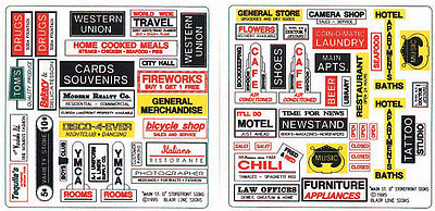 Blair Line 254 O Main Street Storefront Signs #2