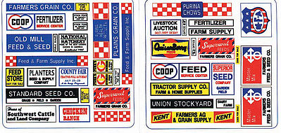 Blair Line 257 O Feed & Seed Store Signs
