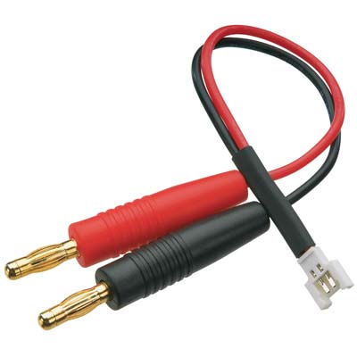 Great Planes GPMM3150 ElectriFly Charge Lead Banana Plugs/HeliMax Micro Plug