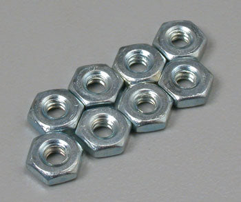 Great Planes GPMQ3306 Hex Nuts 6-32 (Pack of 8)