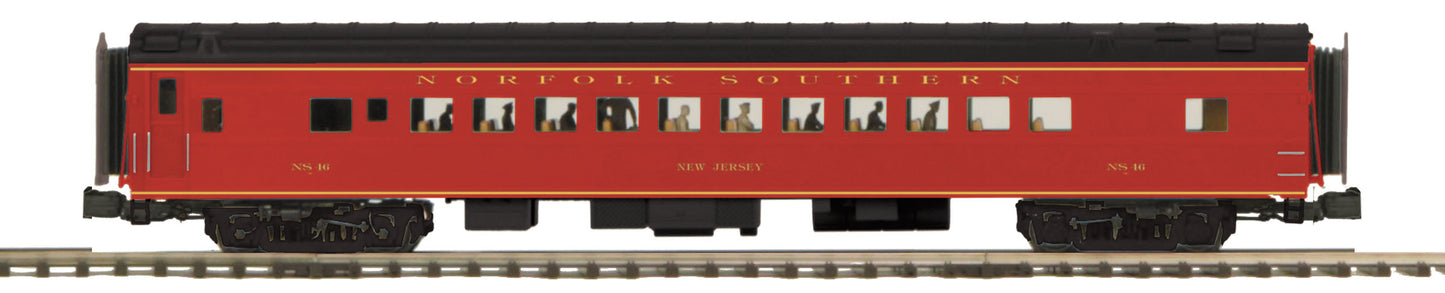 MTH 20-61014 O Norfolk Southern 70' Streamlined Pass Coach Car (Smooth Sided)