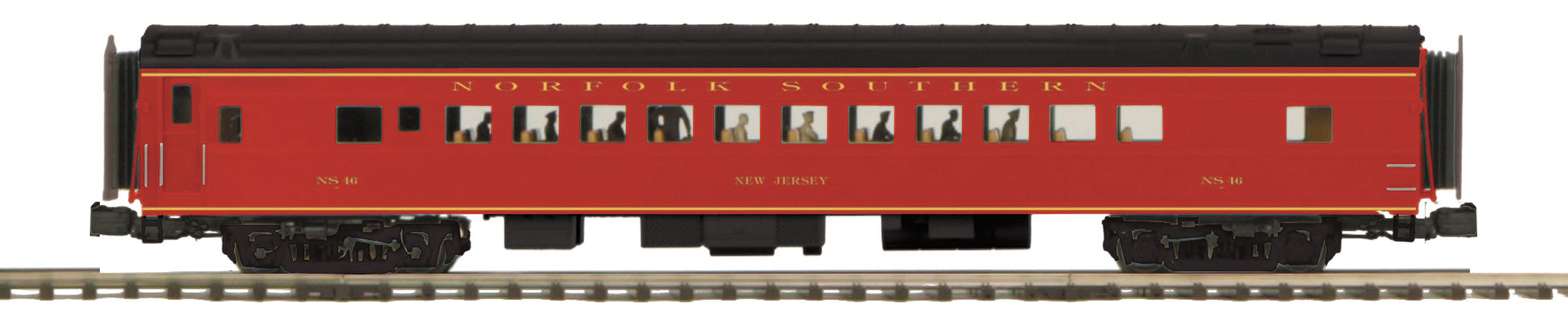 MTH 20-61014 O Norfolk Southern 70' Streamlined Pass Coach Car (Smooth Sided)