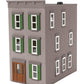 MTH 30-90507 O 3-Story Town House #2 (Grey & Green)