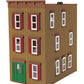 MTH 30-90508 O 3-Story Town House #2 (Tan & Red)
