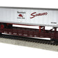MTH 35-76017 S-Scale Seaboard System (SBD) Flatcar w/48’ Trailer (Smooth) #47126