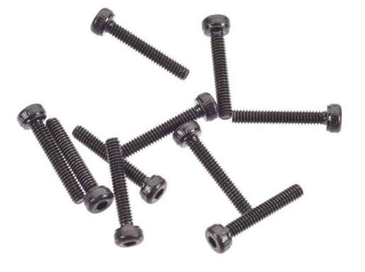 Axial AXA016 Cap Head Bolt - M2x12mm (Black) (Pack of 10)