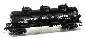 Roundhouse 74485 HO Gustafson 3-Dome Tank Car #5001