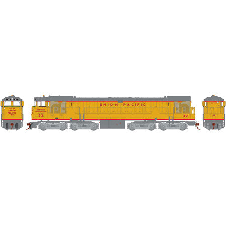 Athearn G41057 HO Union Pacific U50 Diesel Locomotive w/DCC & Sound #32