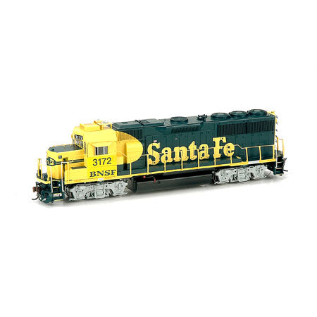 Athearn G65326 HO BNSF/Ex-SF/Faded GP50 Phase I Diesel Locomotive #3172