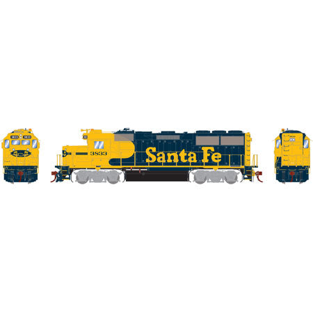 Athearn G65338 HO Santa Fe GP50 Diesel Locomotive #3833