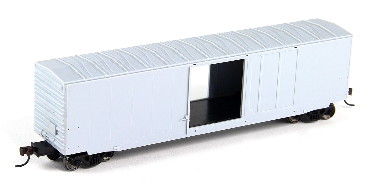 Atlas 20003654 HO Undecorated 50' Precision Design Box Cars Smooth-Side Version