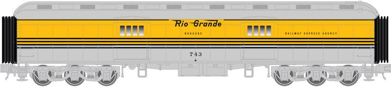 Atlas 2001318 O Rio Grande Trainman 60' Baggage Car 3-Rail