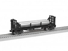 Lionel 6-82082 O Gauge Norfolk Southern Flatcar w/ Bulkheads #82082