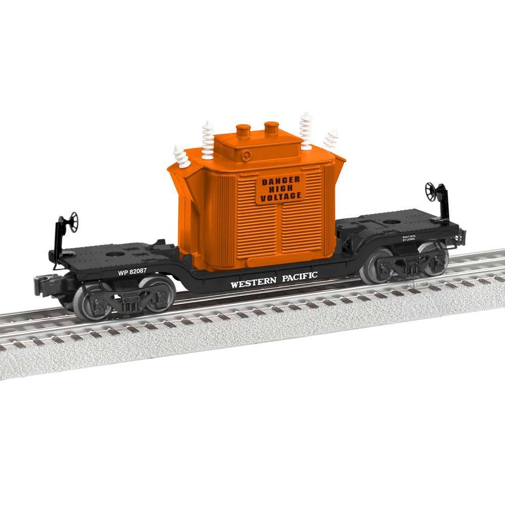Lionel 6-82087 O Western Pacific Depressed Flatcar With Generator