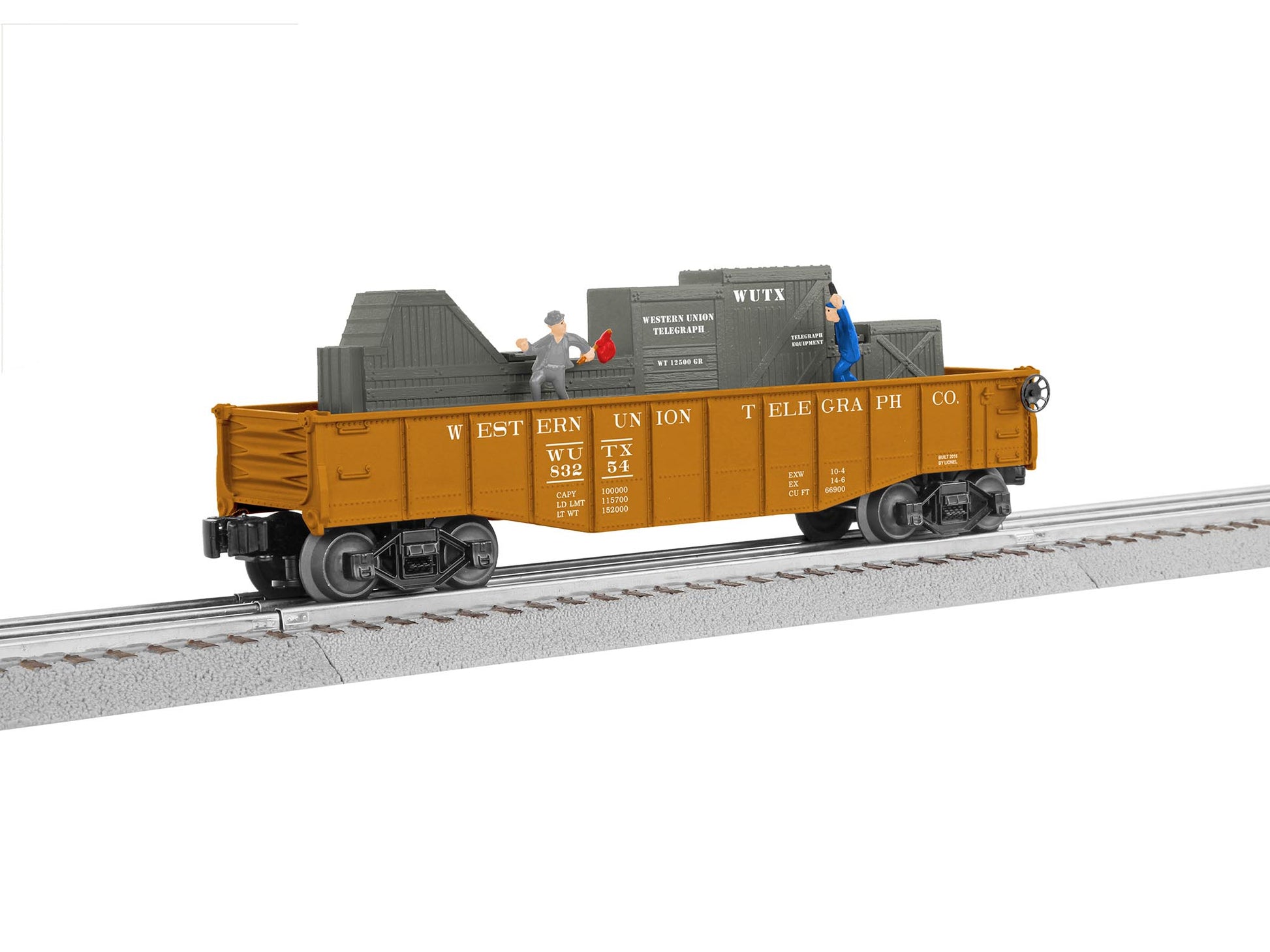 Lionel 6-83254 O Western Union Telegraph Animated Gondola