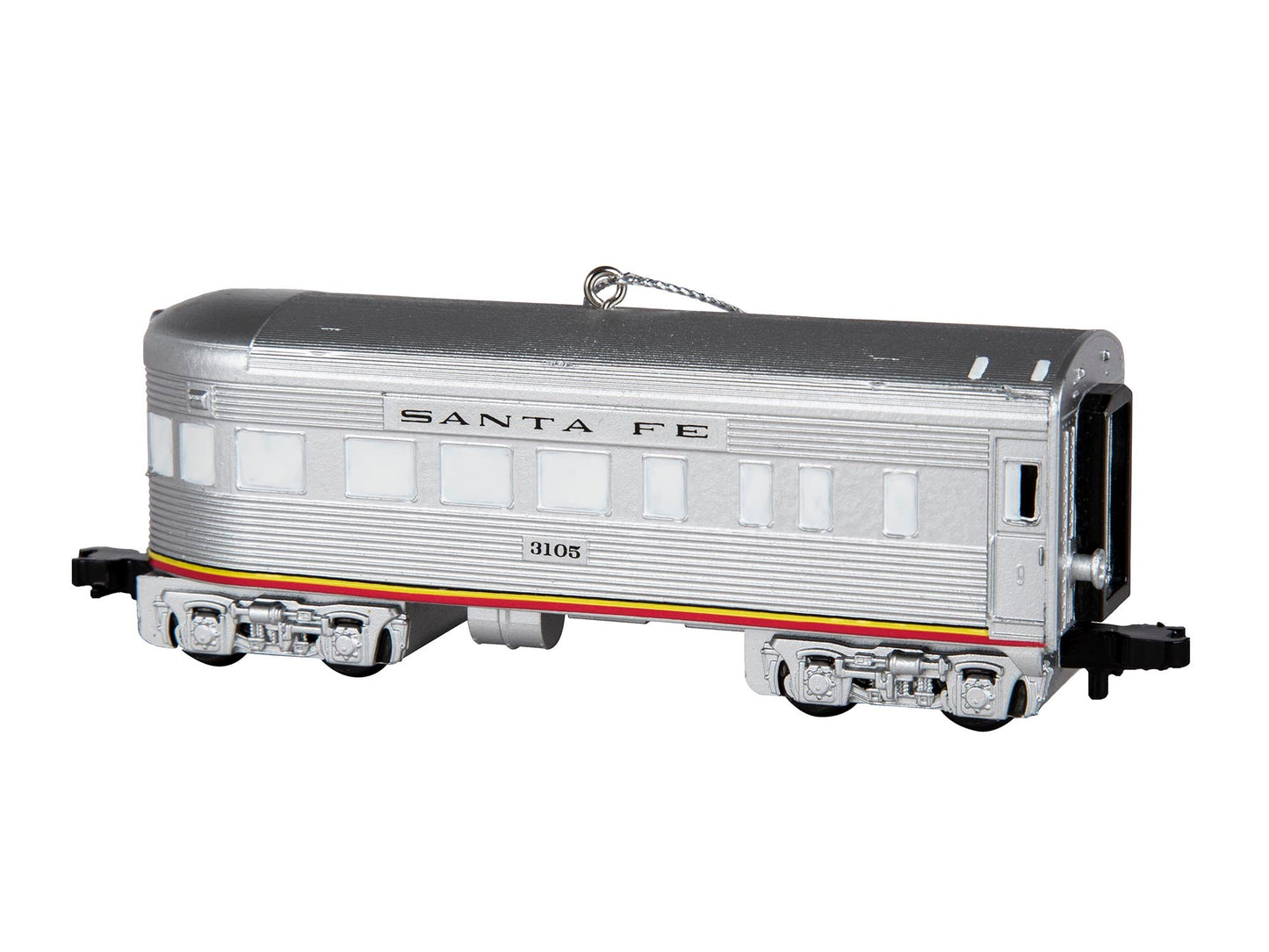 Lionel 9-22055 Santa Fe 3105 Observation Car Plastic Ornament Holiday Memories
