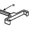 Plastruct 95436 1:32 3/32" Ladder Clip (Pack of 5)
