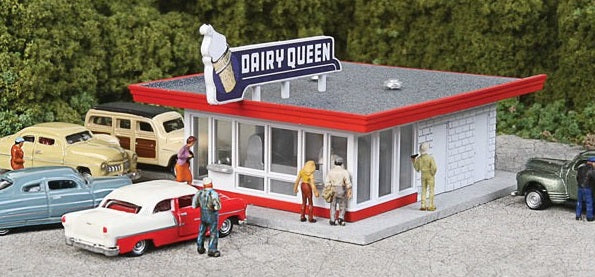 Walthers 933-3845 N Vintage Dairy Queen Building Kit