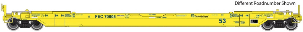 Walthers 920-109014 HO Scale FEC Gunderson Rebuilt A-P 53' Well Car #70684