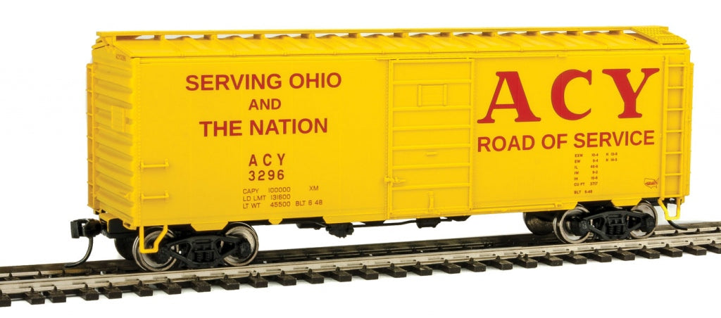 Walthers 910-2376 HO Akron, Canton & Youngstown 40' PS-1 Boxcar #3296