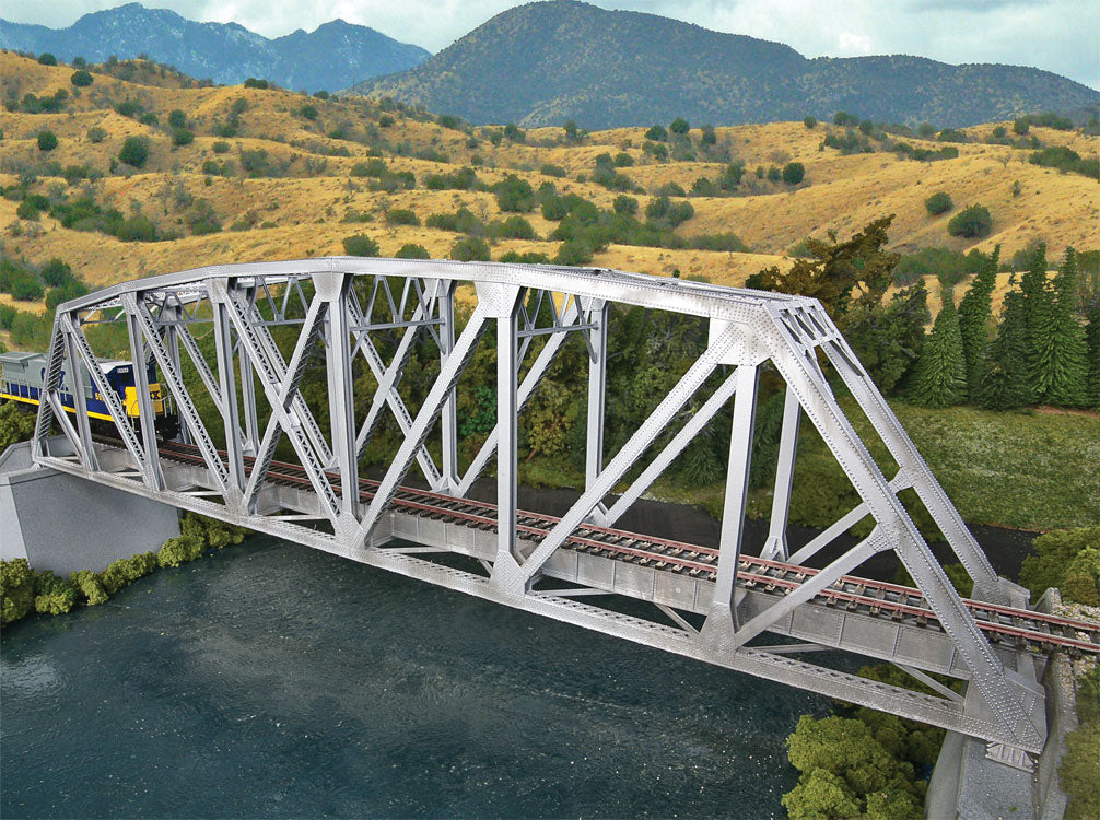 Walthers 933-4521 HO Arched Pratt Truss Railroad Bridge Single-Track Kit