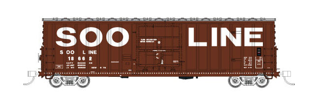 Fox Valley Models 30035 HO SOO 7 Post Box Car with X Panel Roof #18748